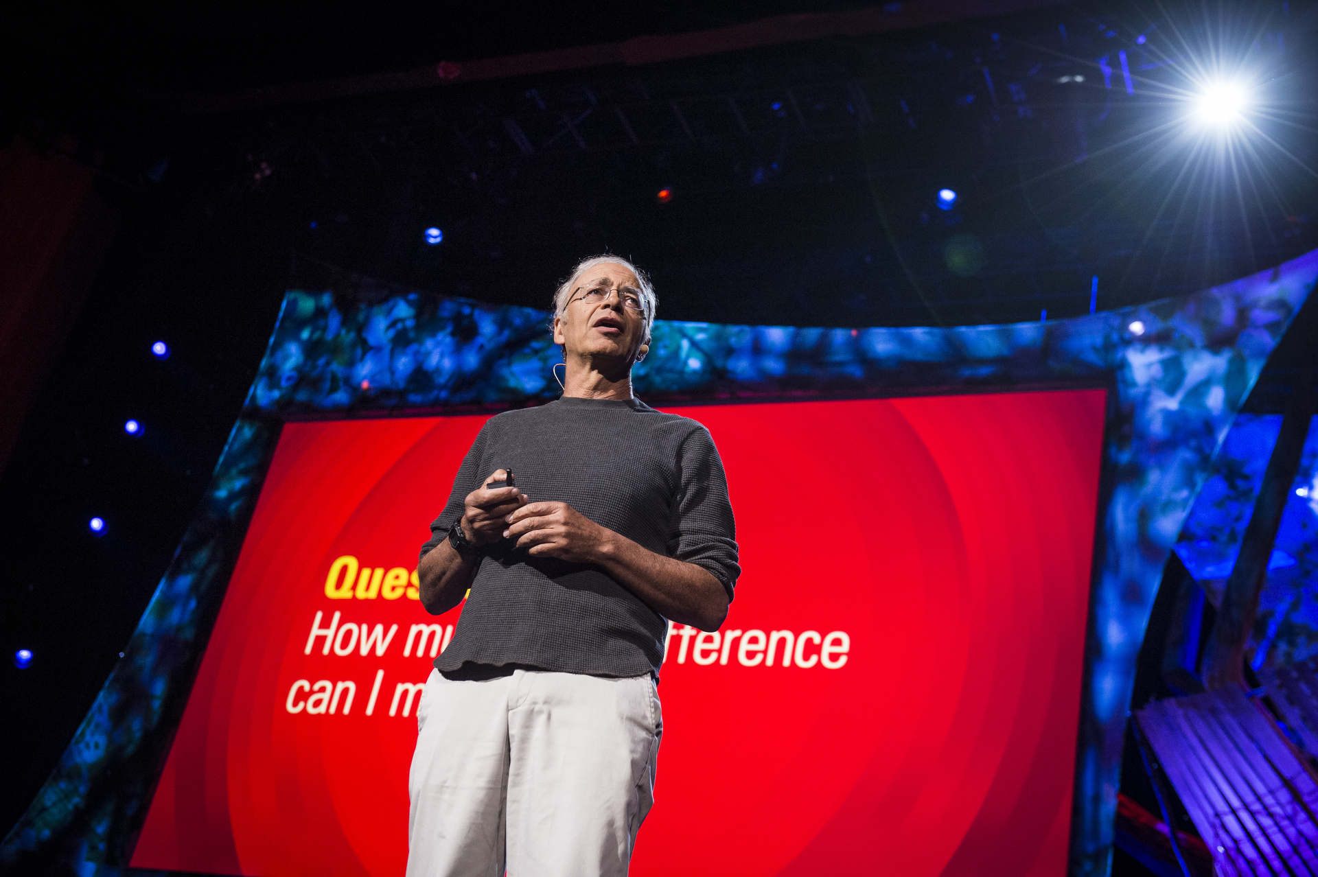 Peter Singer, philosopher and ethicist, speaking at TED2013 in California.
