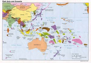 Map Of Asia And Oceania East Asia and Oceania Political Map   Devpolicy Blog from the 