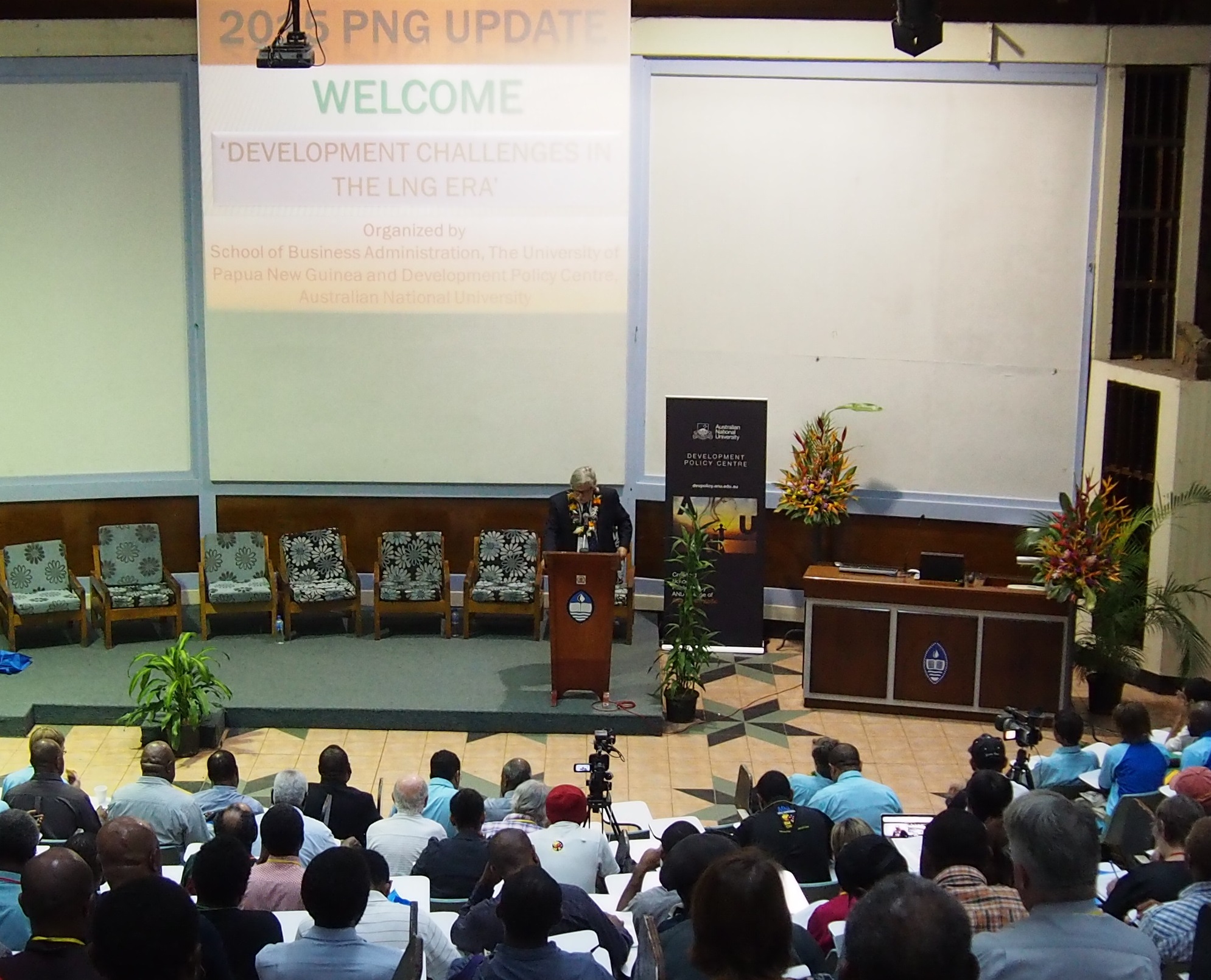 Jim Adams presenting at the 2015 PNG Update
