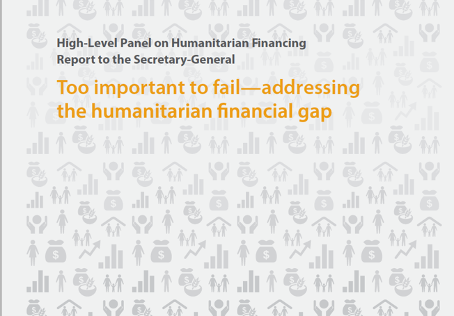 Too important to fail - addressing the humanitarian financing gap