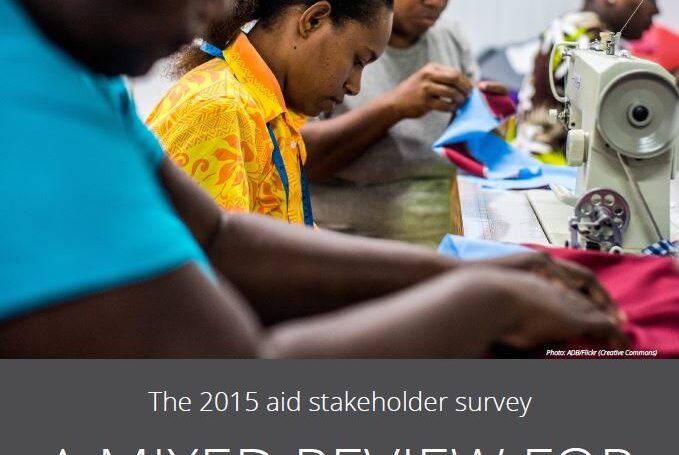 NZ aid stakeholder survey report cover