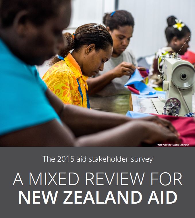 NZ aid stakeholder survey report cover