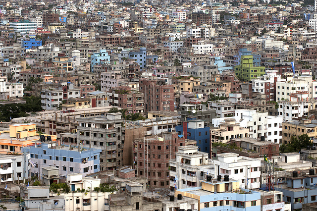Urbanization in Asia - view of Dhaka, Bangladesh (Flickr/UN Photo, CC BY-NC-ND 2.0)