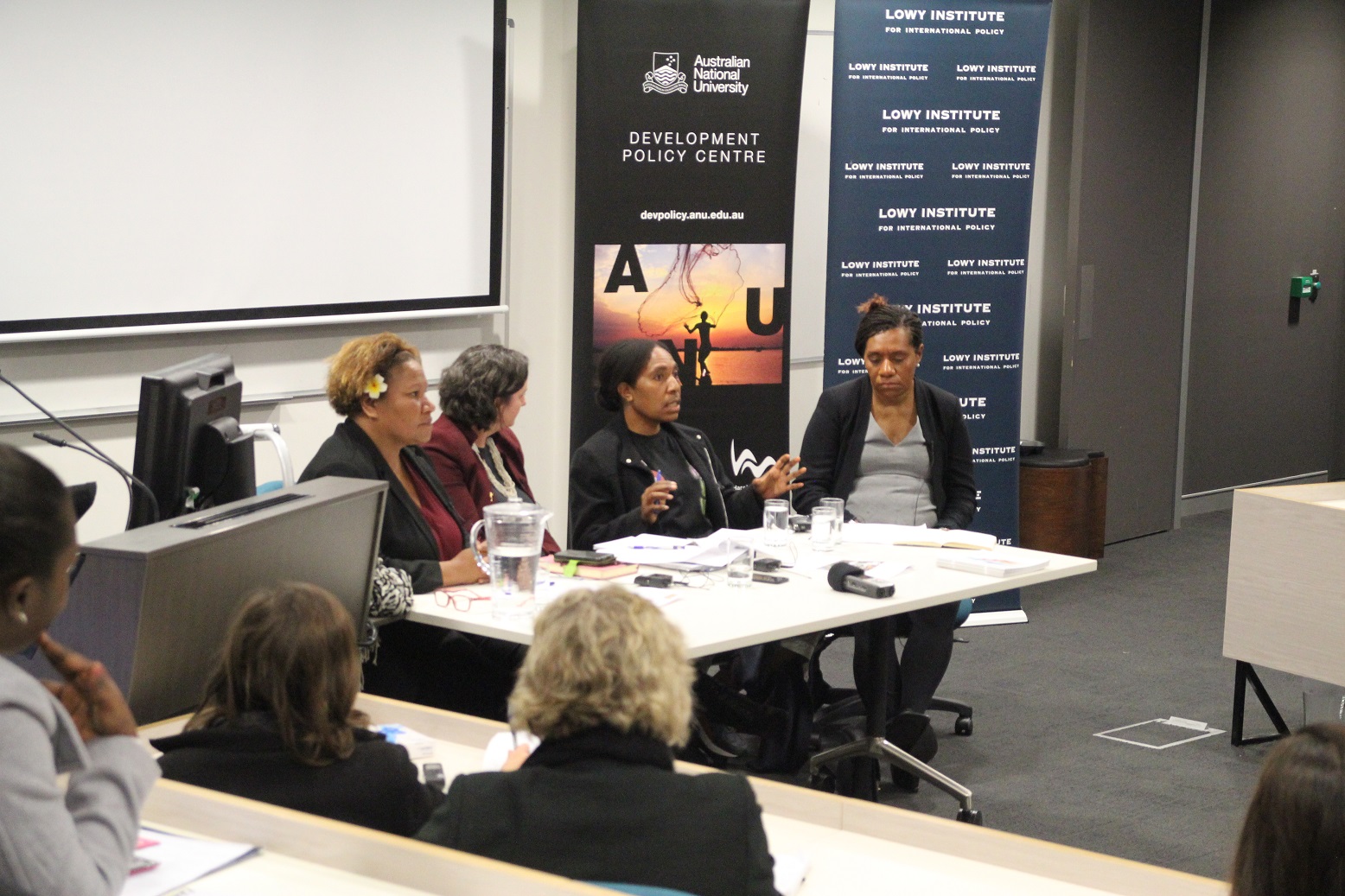 GBV panel, Canberra (photo: Devpolicy)