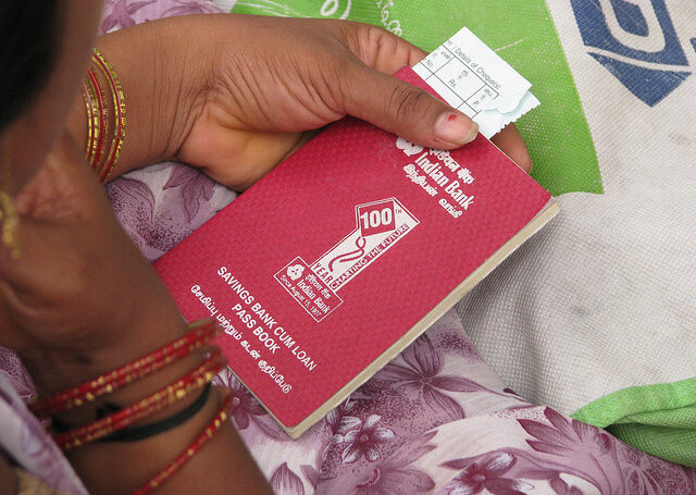 Savings passbook, India (McKay Savage/Flickr CC BY 2.0)