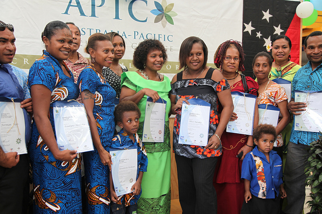 APTC graduates, Port Moresby (Jacqueline Smart, AusAID/DFAT/Flickr CC BY 2.0)