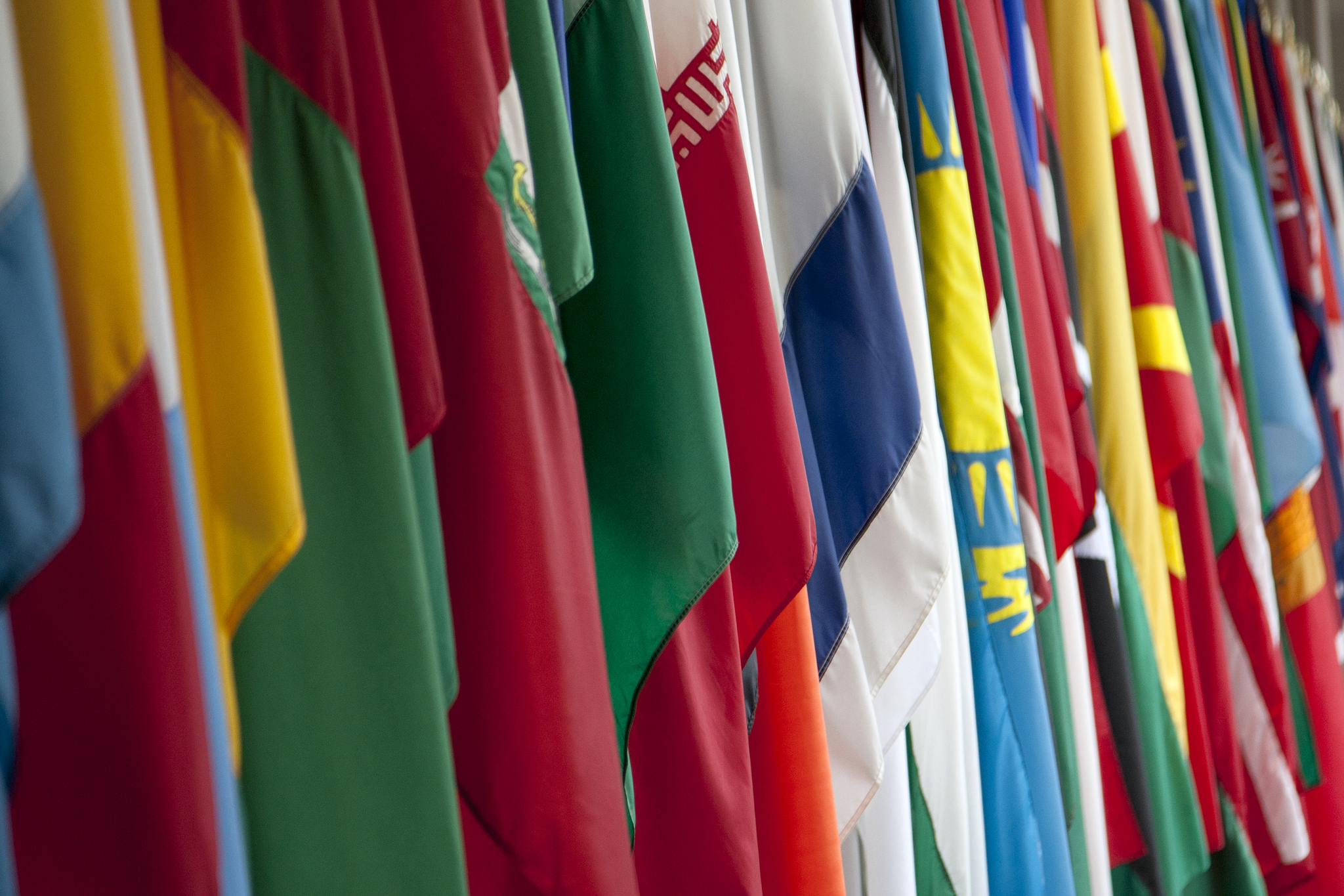 Flags, 2013 World Bank IMF Annual Meetings (World Bank/Flickr CC BY-NC-ND 2.0)