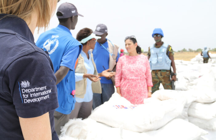 Priti Patel visiting South Sudan, April 2017 (Robert Oxley/DFID/Flickr CC BY 2.0)