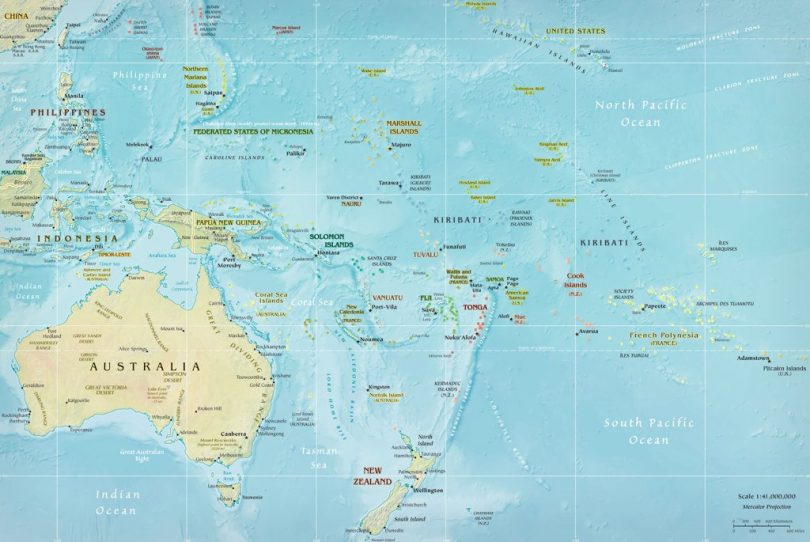 Map of Oceania (Nathan Hughes Hamilton/Flickr CC BY 2.0)