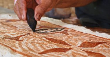 Tapa cloth, Savai'i (Cherrie Mio Rhodes/Flickr CC BY-ND 2.0)