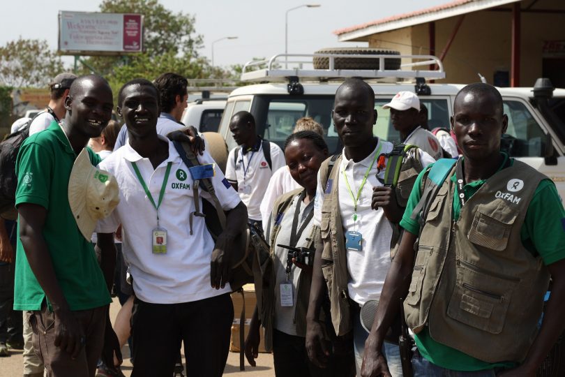 Oxfam staff withdrawn from Malakal violence, South Sudan, 2014 (Grace Cahill/Oxfam/Flickr CC BY-NC-ND 2.0)