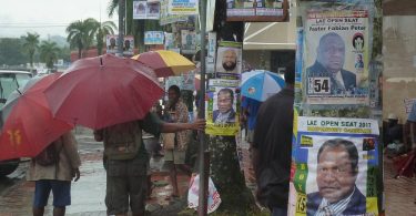 2017 election posters, Lae (image: Terence Wood)