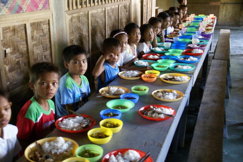 Dining room in a school, Isla de Basilan, Mindanao (Javier Marmol/CIDSE/Flickr CC-BY 2.0)