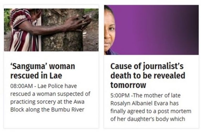 Media Challenges As Papua New Guinea Fights Gendered And Sorcery