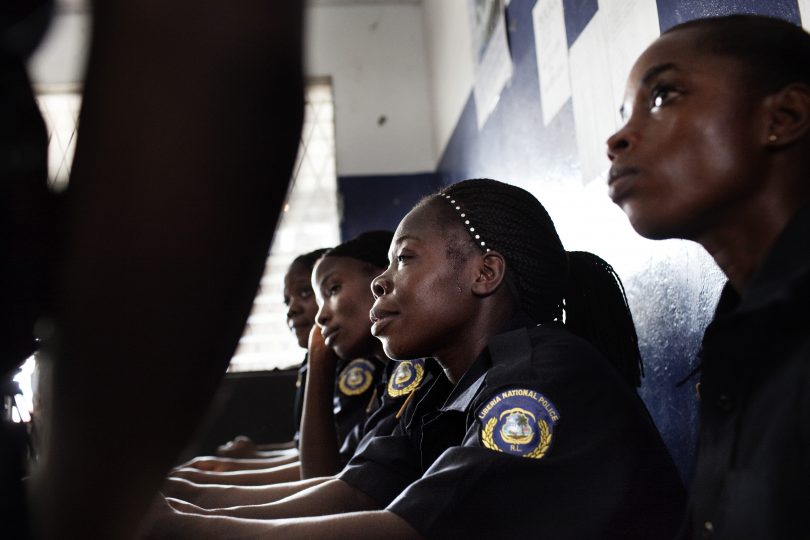 Women Police Officers in Liberia. Photo by UNFPA Flickr.