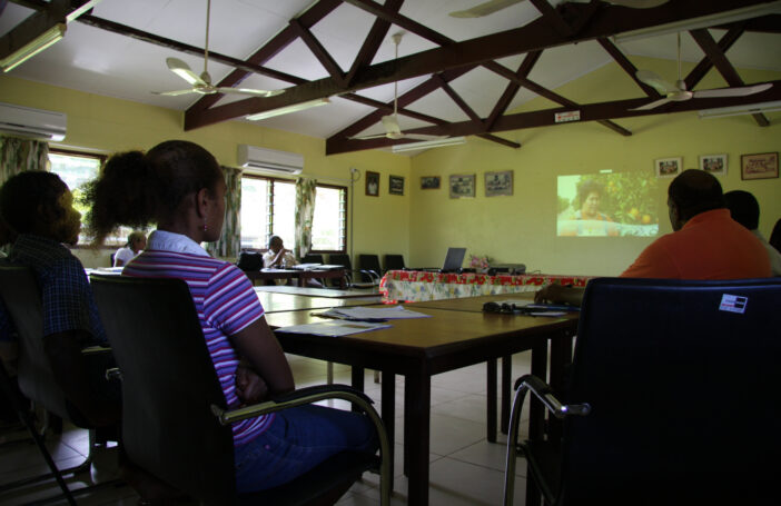 Seasonal workers from Vanuatu attend a pre-departure briefing (DFAT/Flickr/CC BY 2.0)