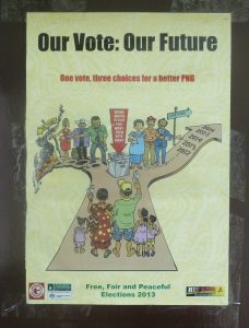 A PNG election poster (Credit: Terence Wood)