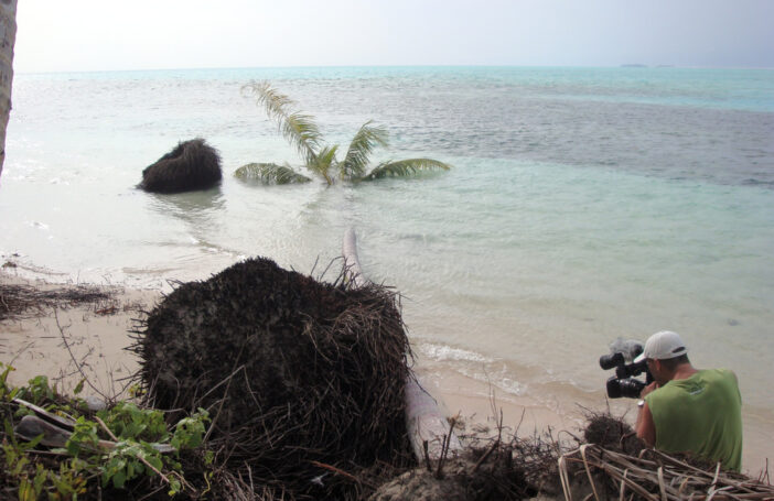 Evidence of coastal erosion, Carteret Islands, PNG (Citt/Flickr/CC BY-NC-ND 2.0)