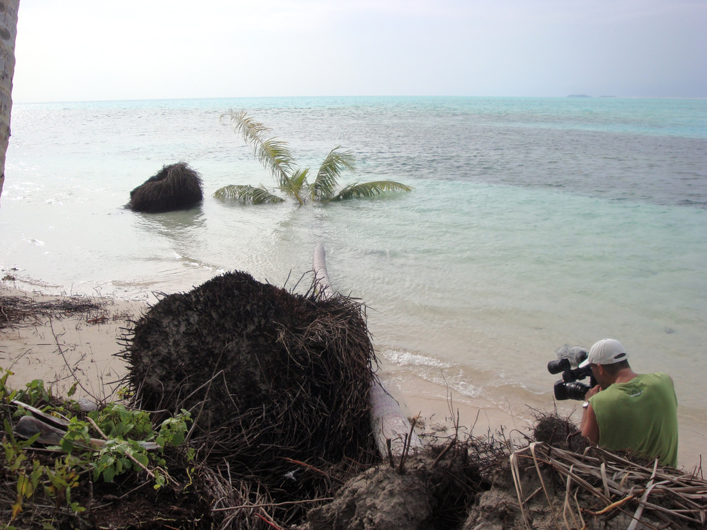 Evidence of coastal erosion, Carteret Islands, PNG (Citt/Flickr/CC BY-NC-ND 2.0)