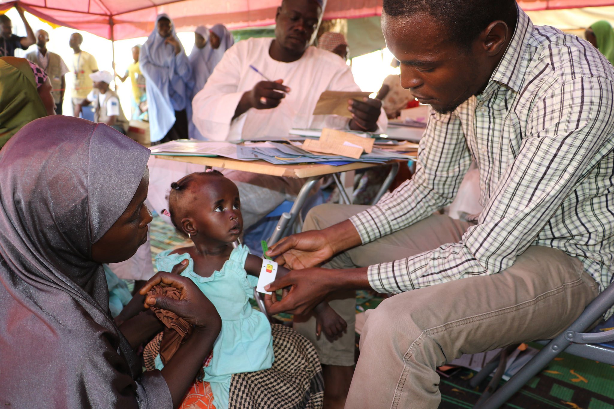 A mobile clinic during the nutrition emergency in Nigeria (EU/ECHO/Isabel Coello/Flickr/CC BY-NC-ND 2.0)