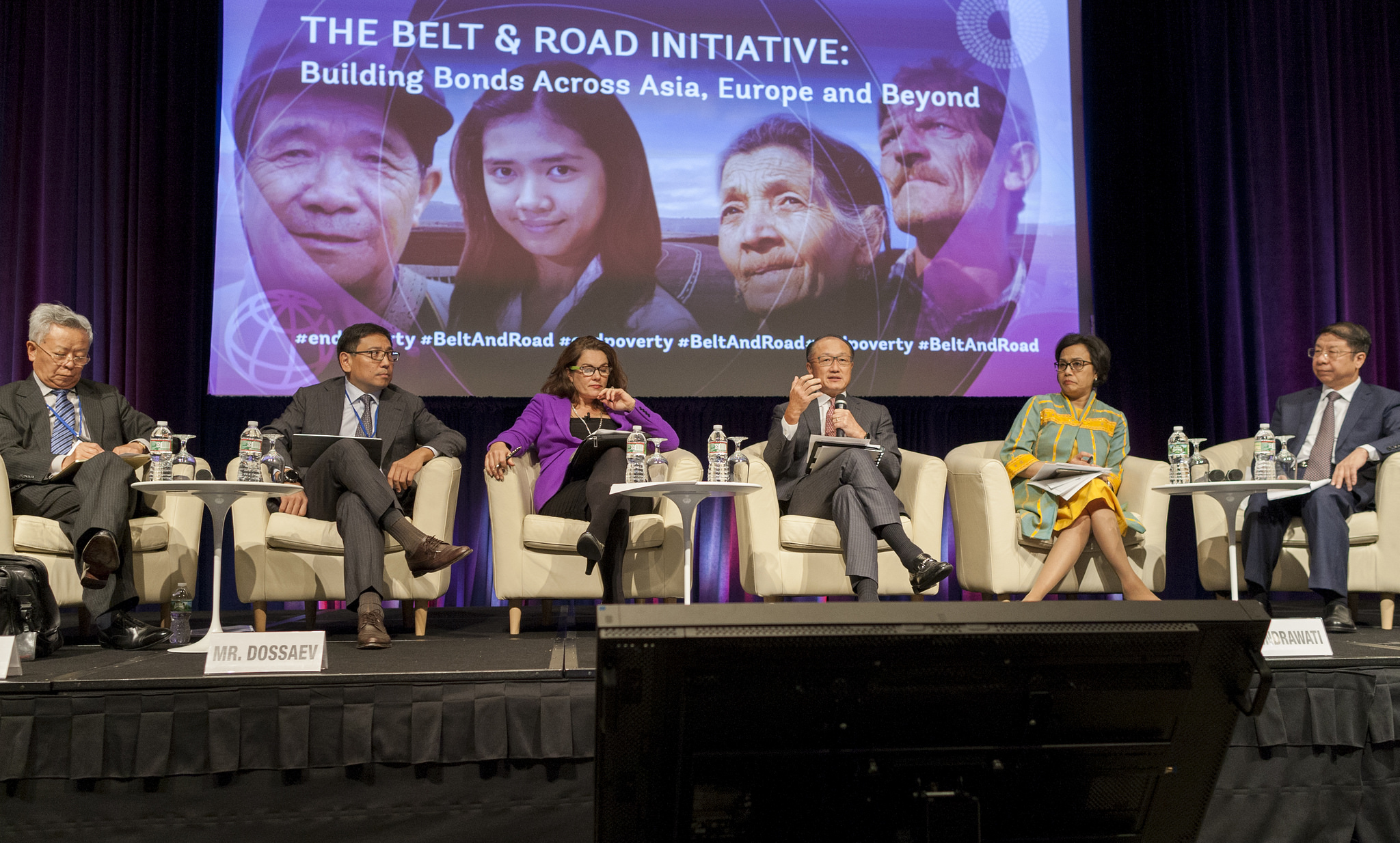 2017 World Bank/IMF Annual Meetings - panel on the Belt & Road Initiative (World Bank/Flickr/CC BY-NC-ND 2.0)