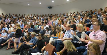 Audience for 3MAP at the 2018 Australasian Aid Conference