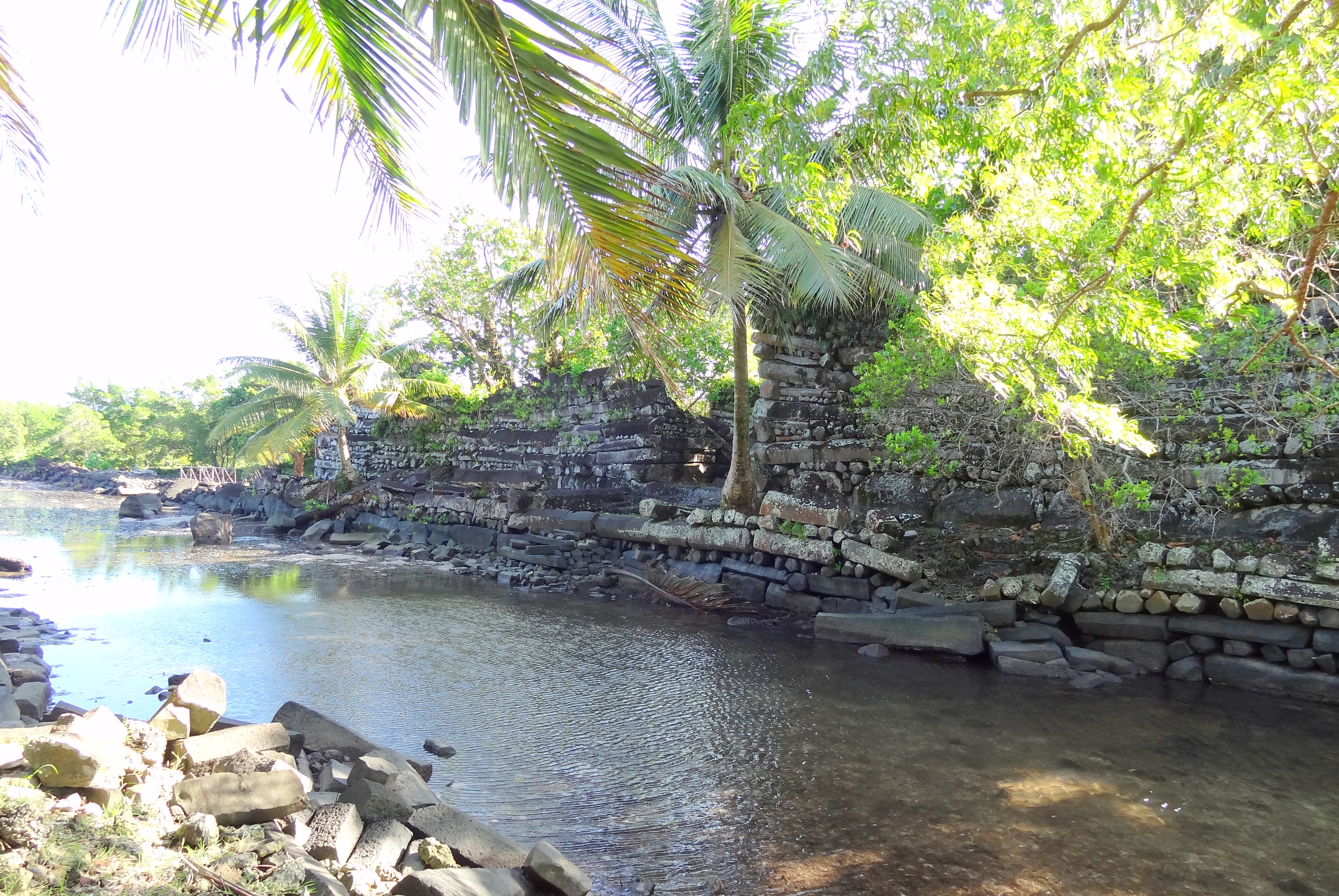 Nan Madol, an archeaological site in the Federated States of Micronesia (Credit: George Grace)