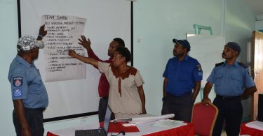 Training in Mt Hagen (Credit: Kate Saxton)