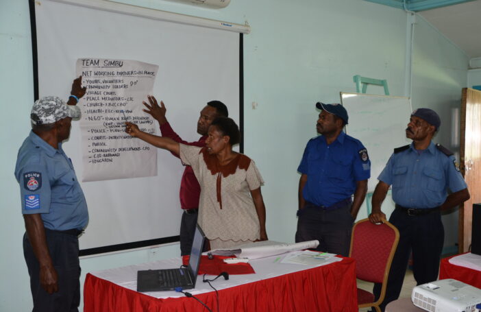 Training in Mt Hagen (Credit: Kate Saxton)