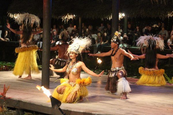 Te Vara Nui cultural show is an example of commodified culture tourists encounter in the PICs, Rarotonga, Cook Islands (Credit: Denis Tolkach)