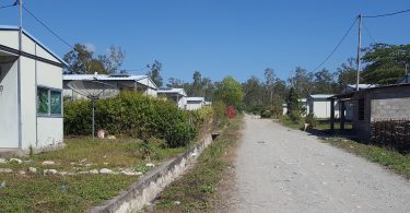 Houses in the Oma Boku MDG settlement (Credit: Pyone Myat Thu)
