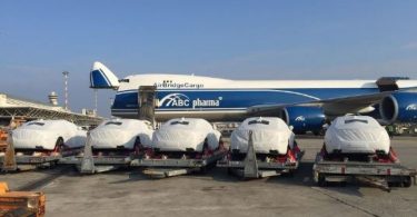 Maseratis chartered to PNG for APEC 2018 (Credit: AirBridgeCargo Airlines)