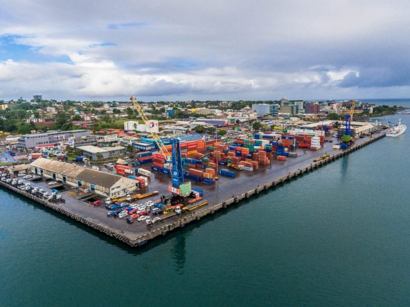The port of Suva (Credit: Fiji Ports)