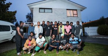Vanuatu orchard workers on the RSE scheme share a suburban house in Motueka (Credit: Braden Fastier/stuff.co.nz)