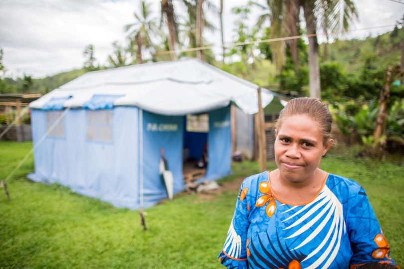 CARE assisted Laisa and her family as part of the response to TC Winston in Fiji (Credit: John Hewat/CARE)