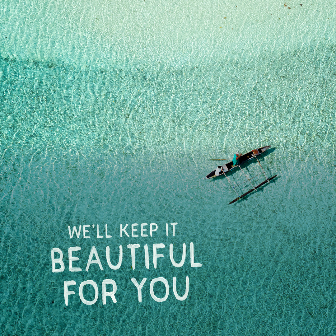 We'll keep it beautiful for you (Credit Vanuatu Tourism Office/Facebook)