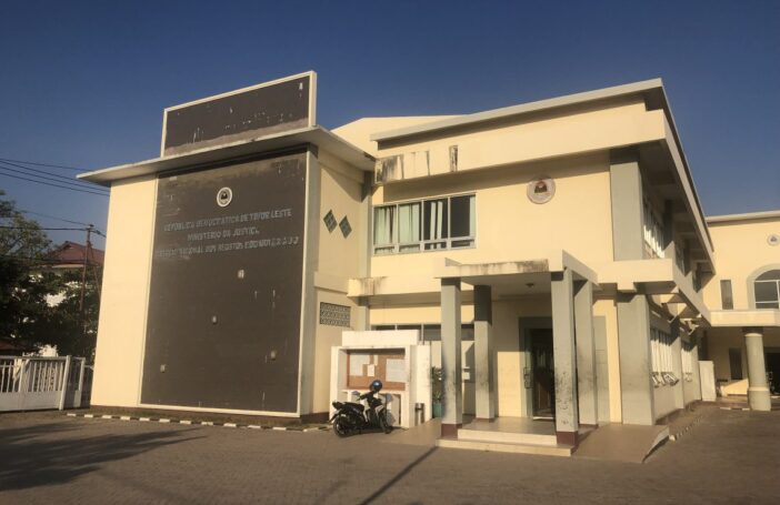 The National Registry and Notarisation Directorate in the Ministry of Justice in Timor-Leste (Photo: Gordon Peake)