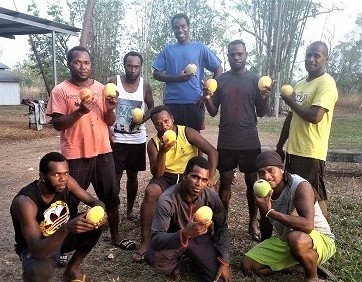 Ni-Vanuatu SWP workers in the Northern Territory (John Salong)