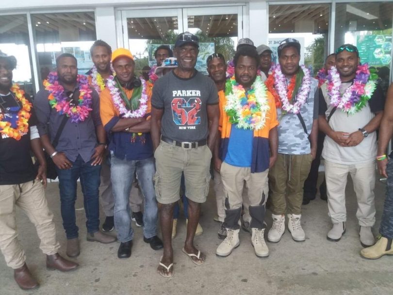 Workers return to Vanuatu following their time in Australia.