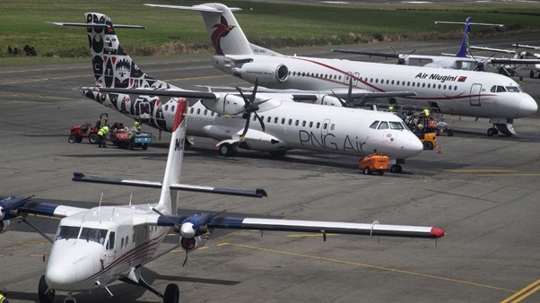 Aircrafts at Port Moresby International Airport