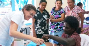 Cervical cancer screening and treatment training, Solomon Islands