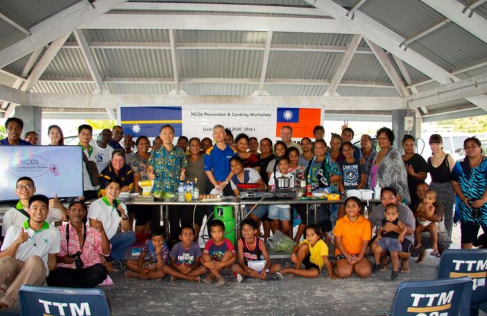 Participants in one of the cooking workshops held as part of the NCDs Prevention Roadshow