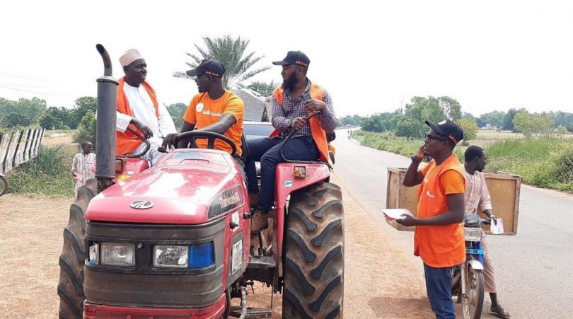 Hello Tractor introducing tractors to farmers in Kano State, Nigeria