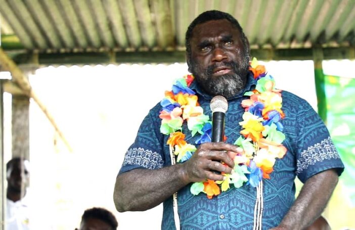 Bougainville President Ishmael Toroama at the Poka Youth Summit in Poka Village