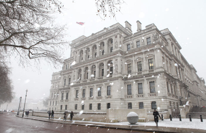 UK Foreign & Commonwealth Office in winter (FCDO-Flickr)