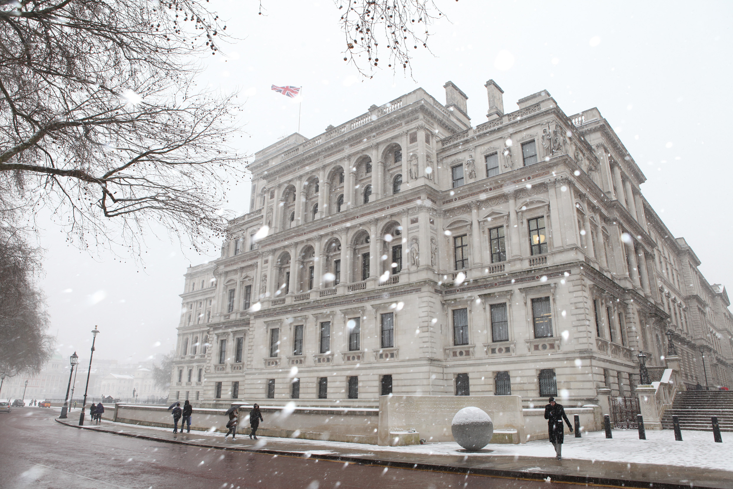 UK Foreign & Commonwealth Office in winter (FCDO-Flickr)