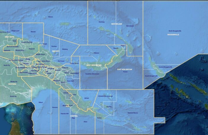 Map showing PNG open electorates (Development Policy Centre-ANU)