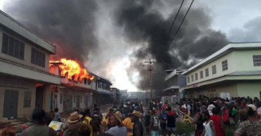 Riots in Honiara, November 2021 (Solomons-Facebook-RNZ-Asia Pacific Report)