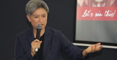 Senator Penny Wong at an ALP fundraising event in February 2021 (Jenny Scott-Flickr)