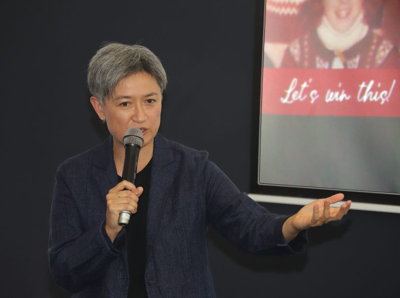 Senator Penny Wong at an ALP fundraising event in February 2021 (Jenny Scott-Flickr)